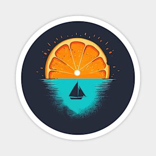 Orange Morning Magnet